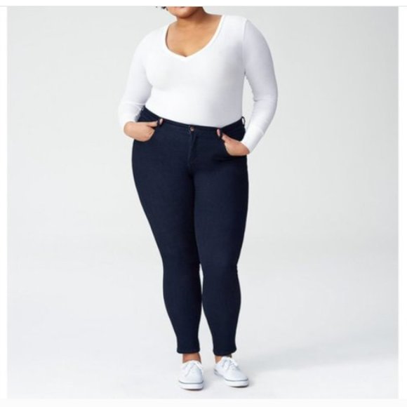 Universal Standard Denim - Universal Standard Seine Mid Rise Skinny Jeans Sz 30